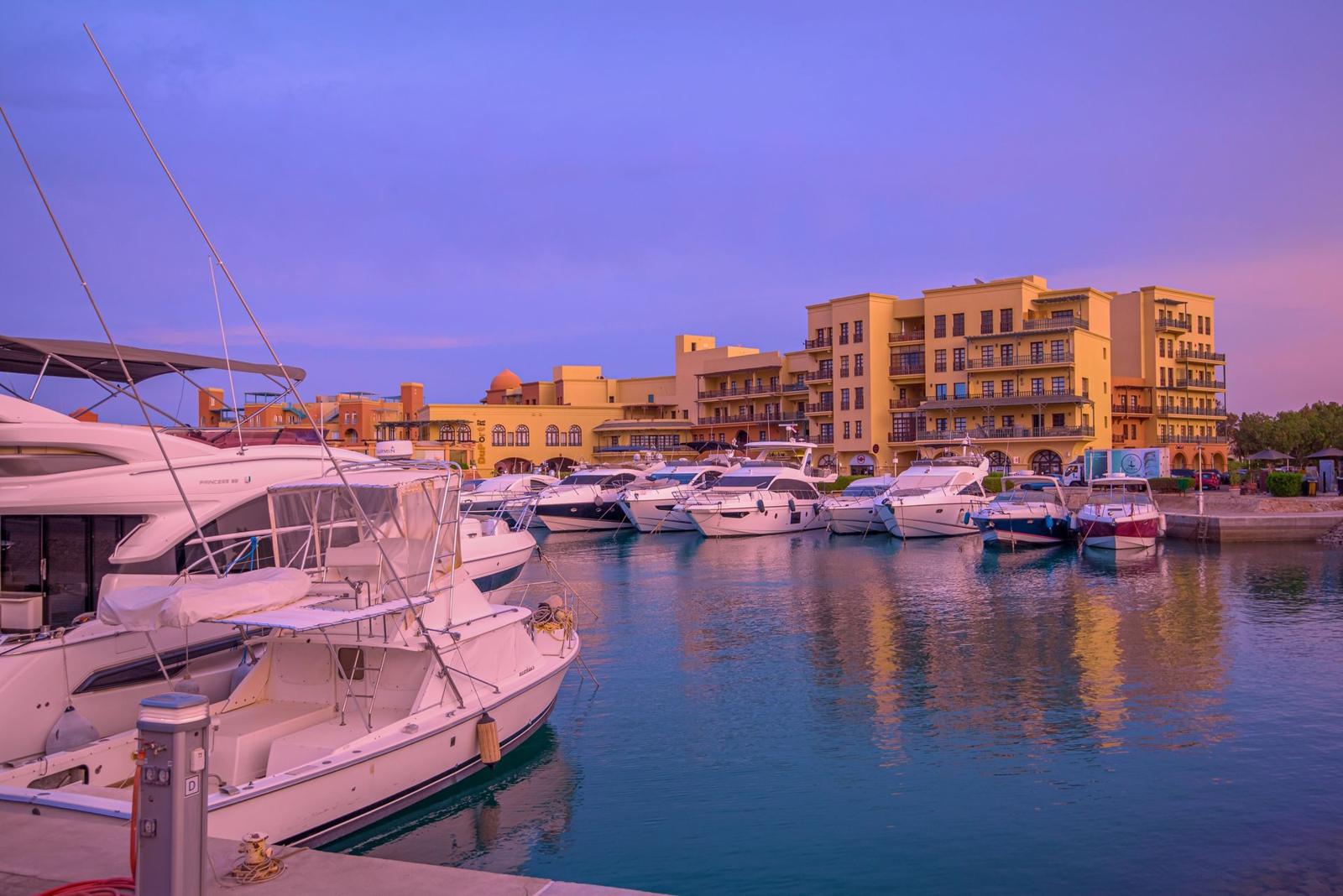 Hurghada Marina mit Yachten