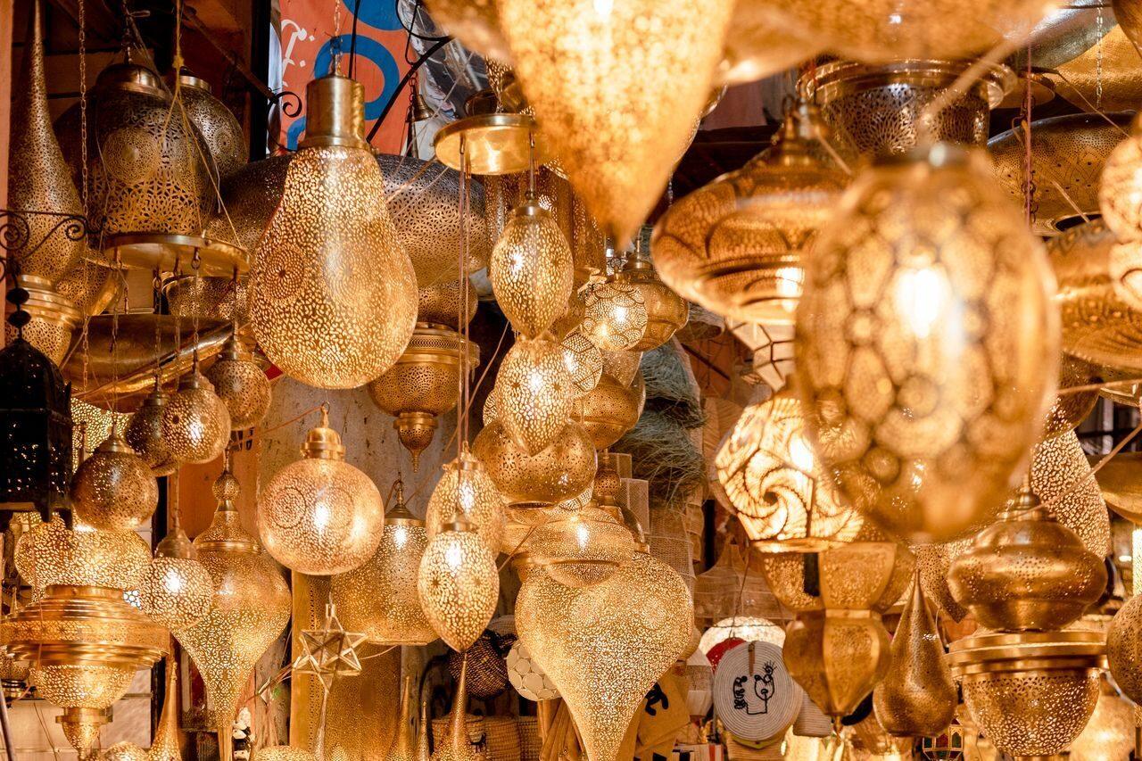 Laternen im Khan el-Khalili Basar
